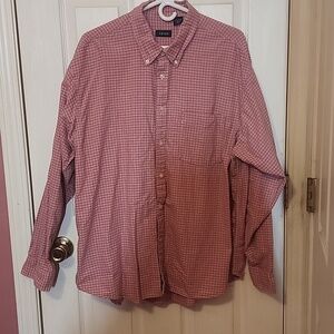 Izod button up long sleeve shirt sz xl
